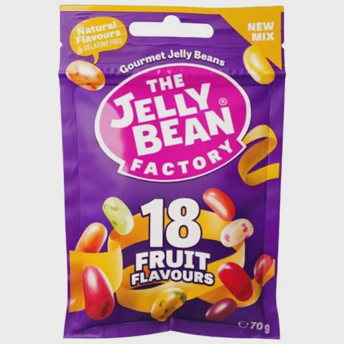 The Jelly Bean Factory 18 Fruit Flavours 70g