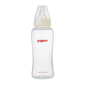 Pigeon Flexible Slim Neck Crystal PP Bottle 4M+ 250ml