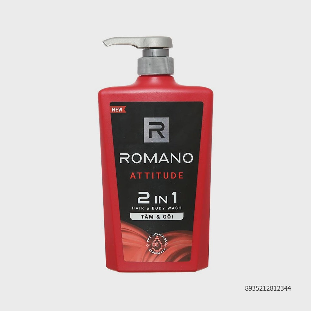 Romano Attitude 2 In 1 Hair & Body Wash 650g