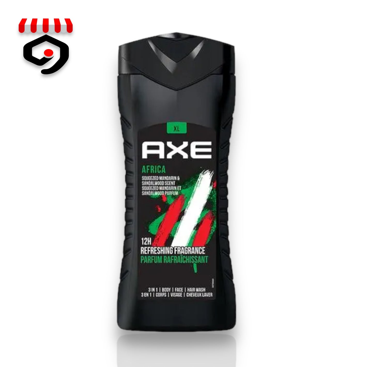 Axe Africa Squeezed Mandarin & Sandalwood Scent 3in1 Body Wash 400ml