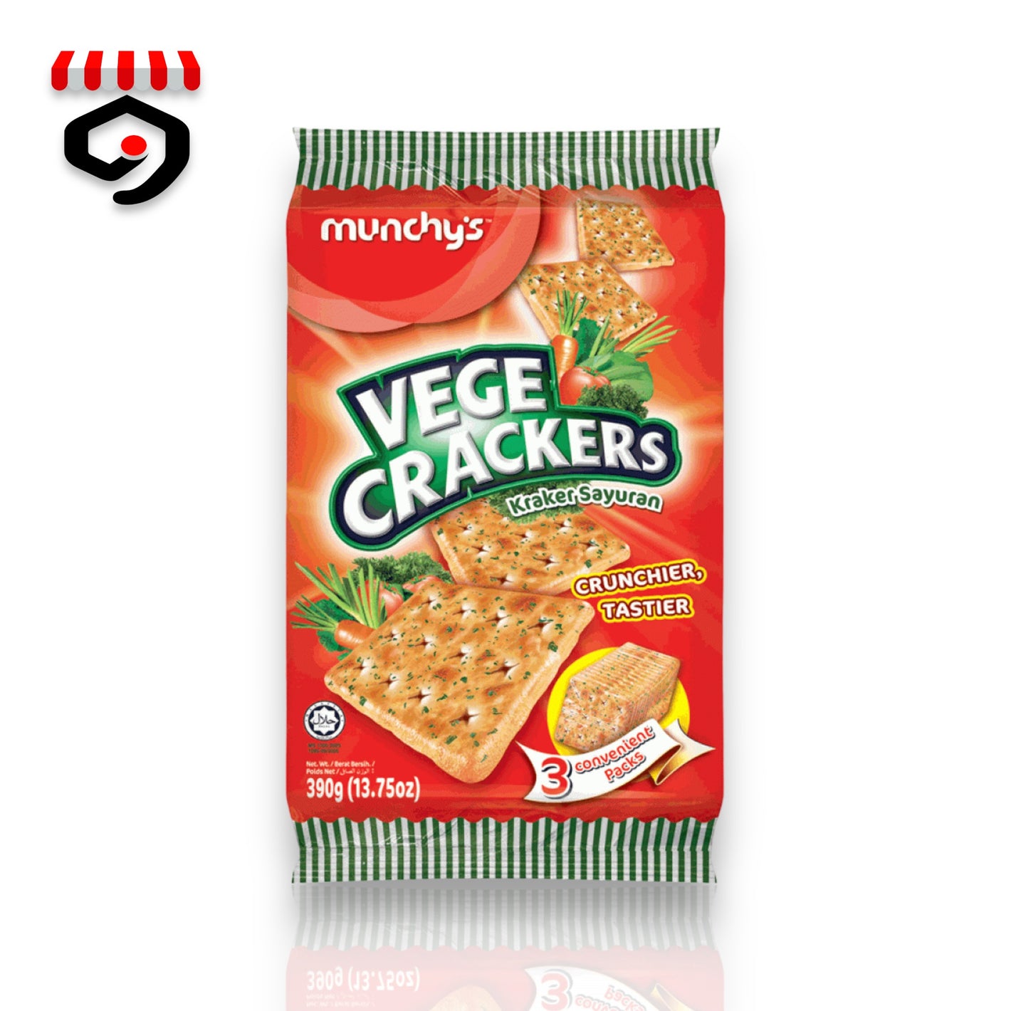 Munchy's Vege Crackers 390g