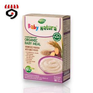 Baby Natura Organic Brown Rice Porridge With Sweet Potato 6M+ 80g