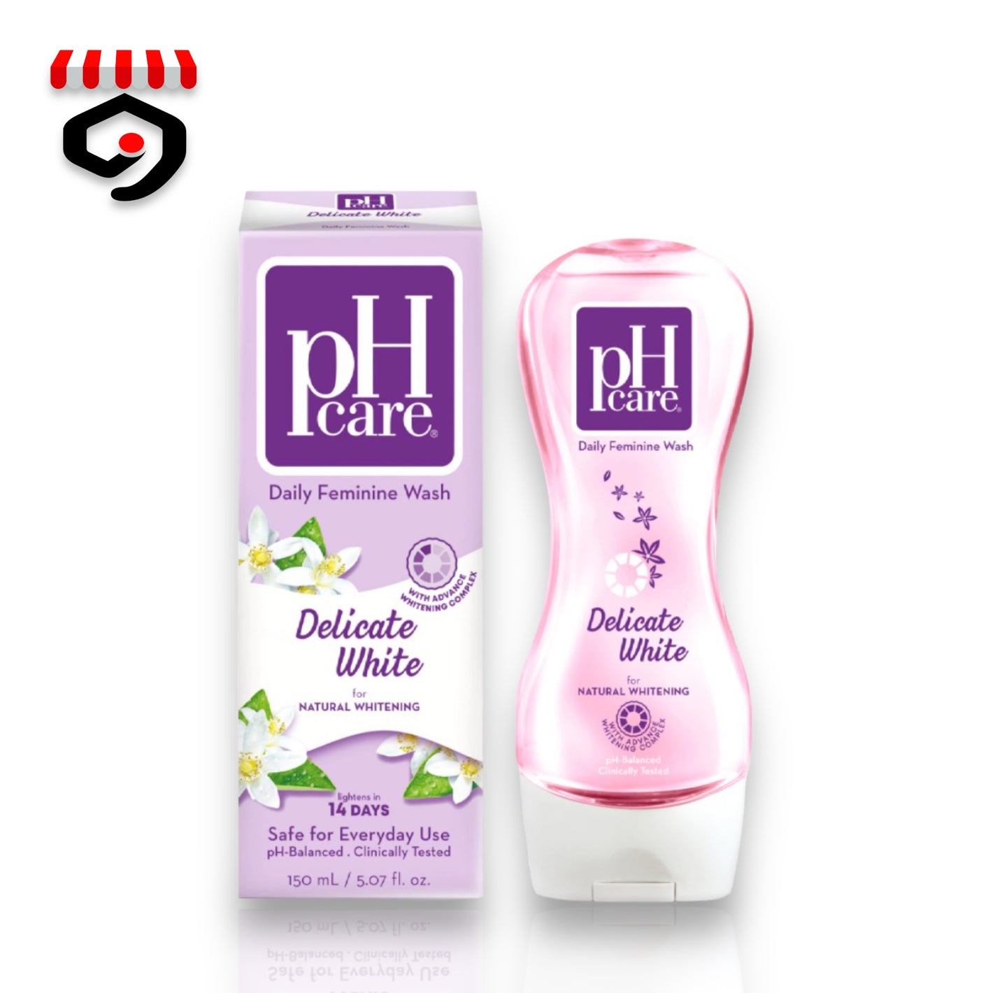 Ph Care Daily Feminine Wash Delicate White 150ml