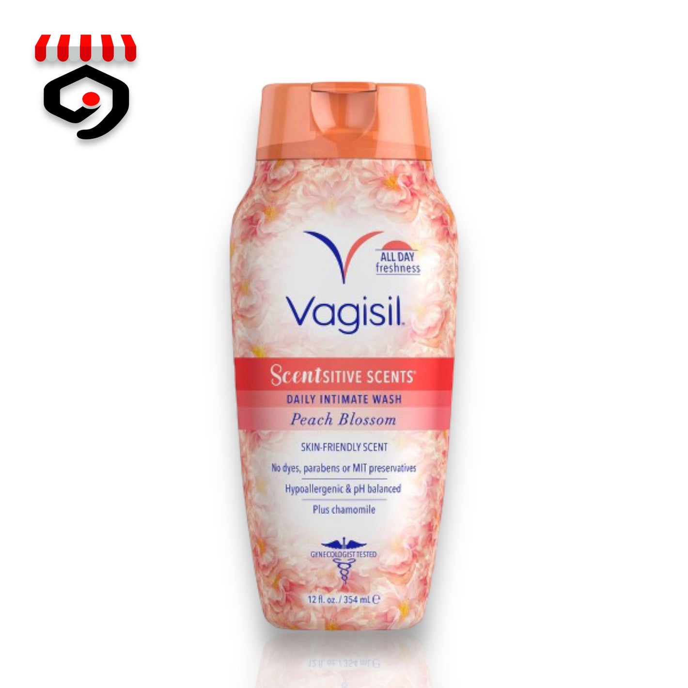 Vagisil Scentsitive Scents Peach Blossom Intimate Wash 354ml