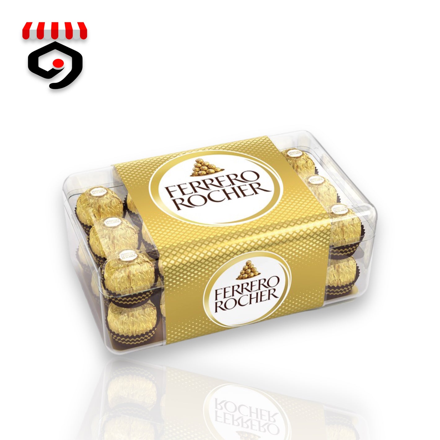 Ferrero Rocher Crisp Hazelnut And Milk Chocolate Covered 375g