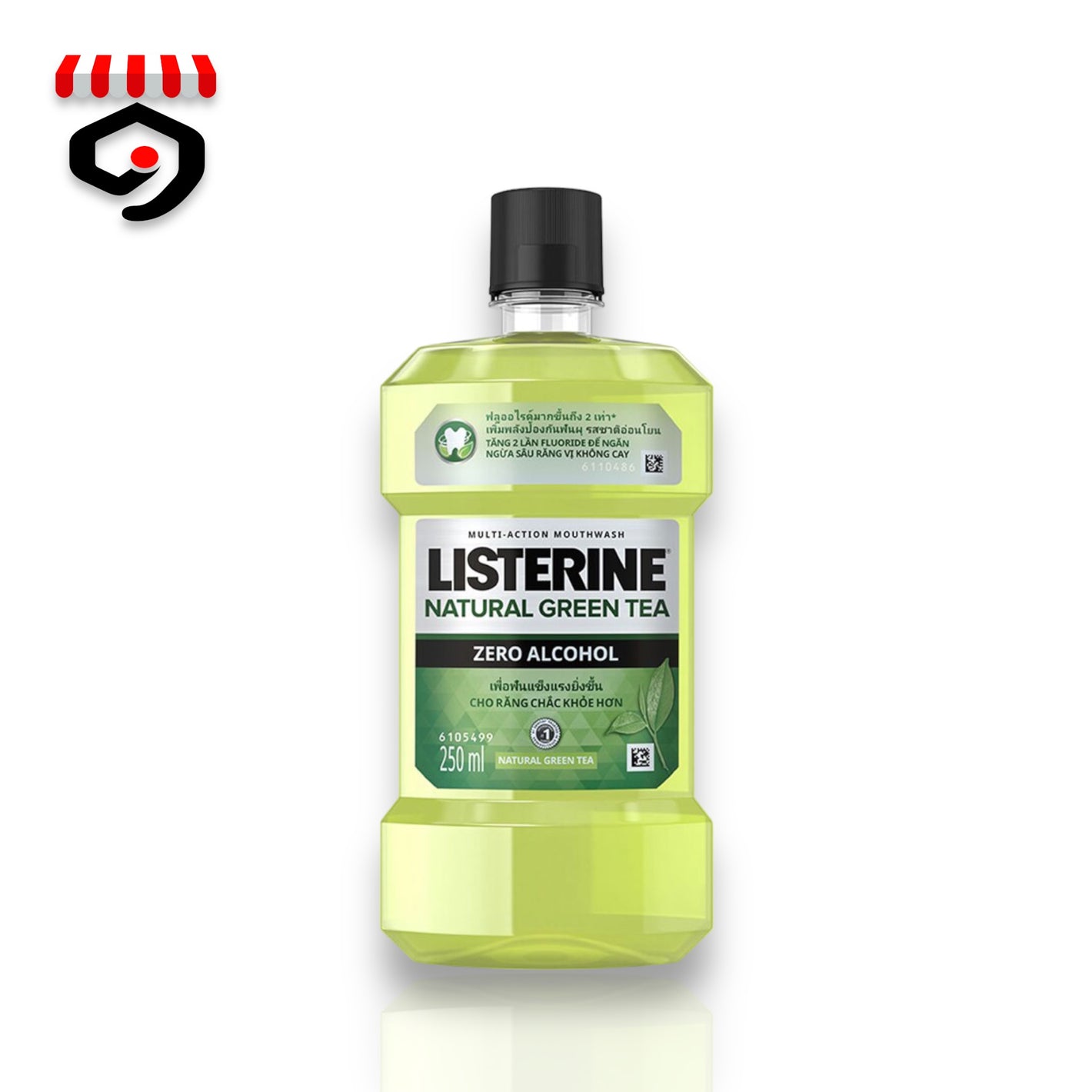 Listerine Natural Green Tea Zero Alcohol 250ml