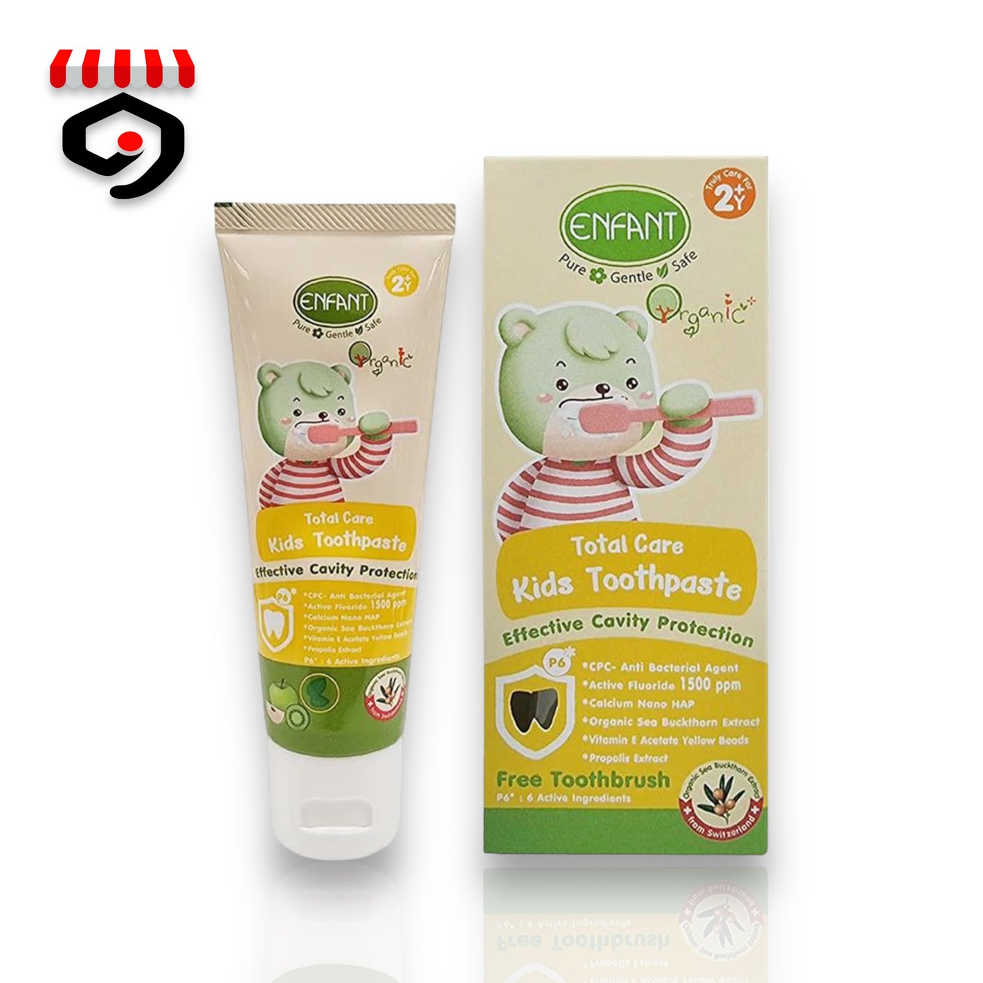 Enfant Total Care Kids Toothpaste Apple 2Y+ 50ml