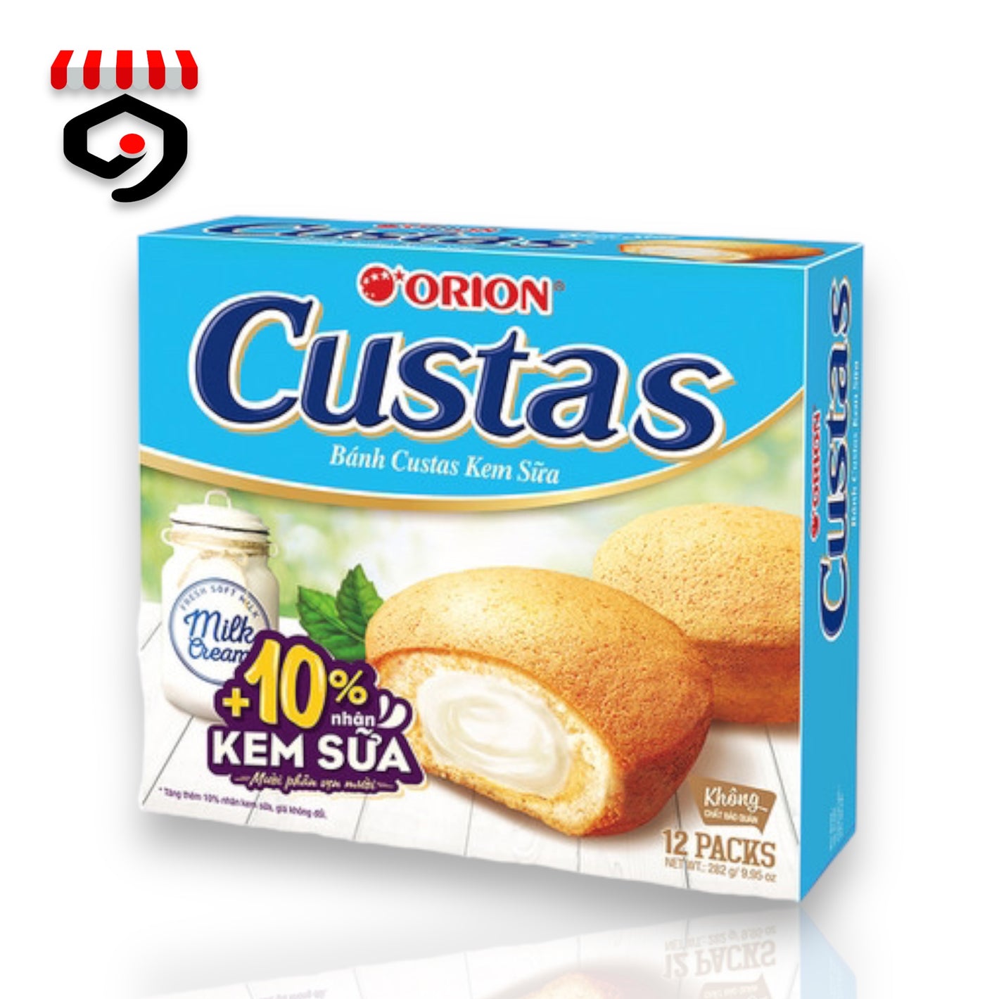 Orion Custas Milk Cream Soft Cake 276g