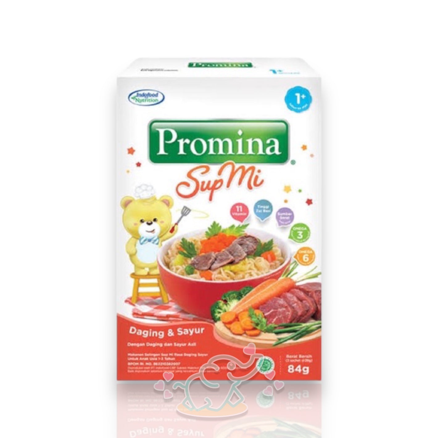 Promina Noodle Soup Beef And Vegetables 84g