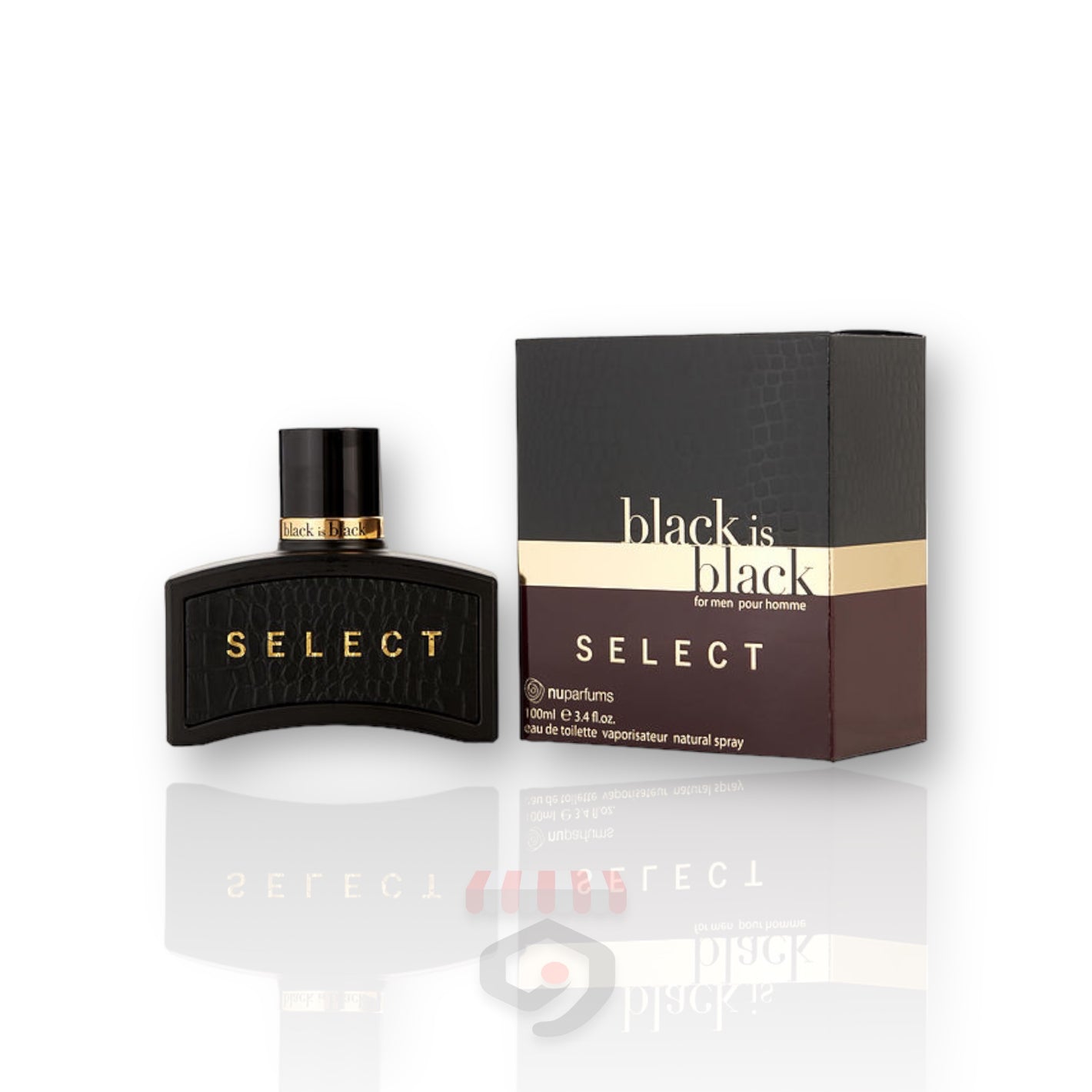 Nuparfums Black Is Black For Men Select Eau De Toilette 100ml