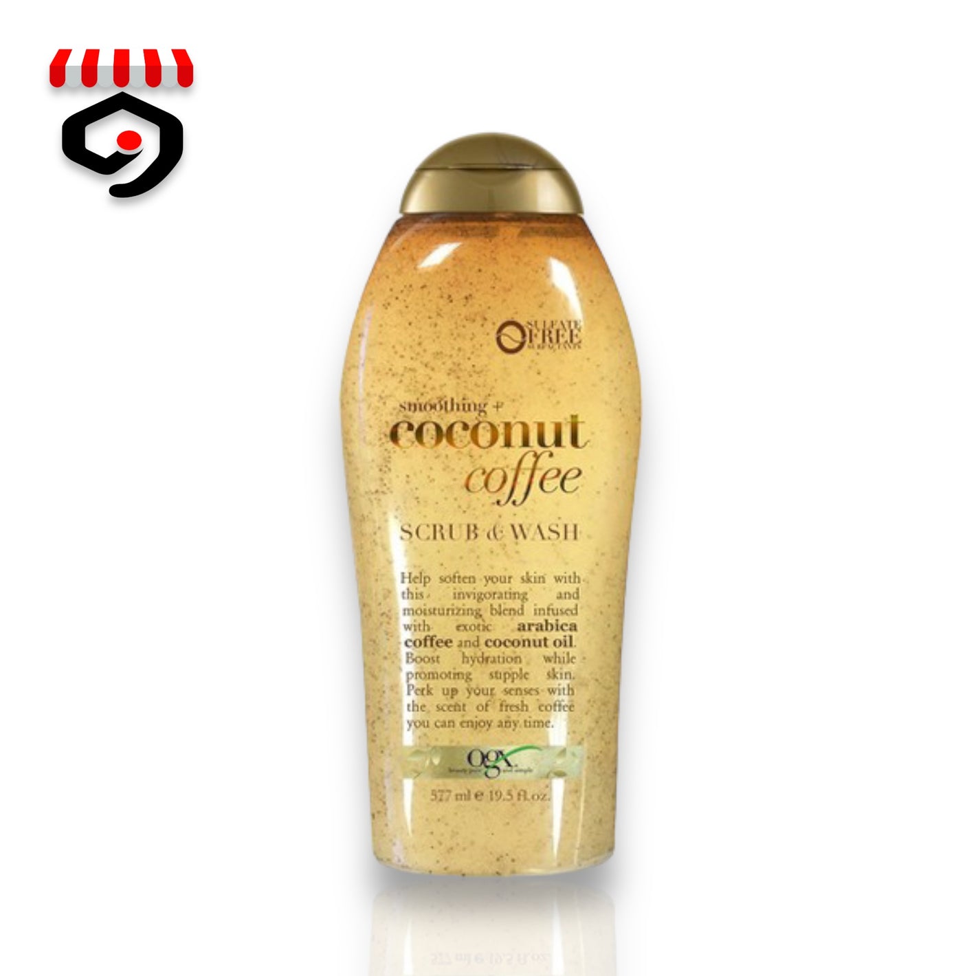 OGX Coconut Coffee Scrub & Wash 577ml