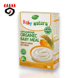 Baby Natura Organic Brown Rice With Pumpkin 6M+ 120g