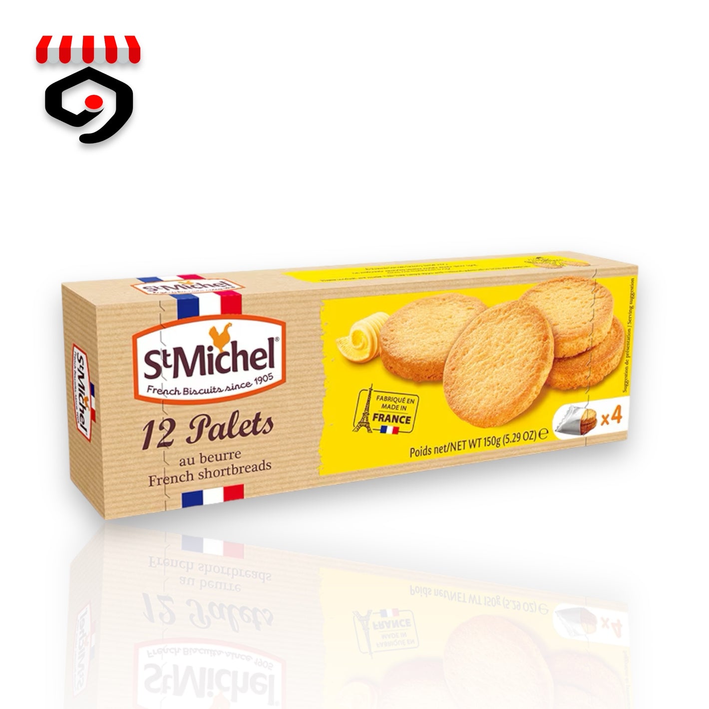 St.Mlichel 12Palets French Shortbreads 150g