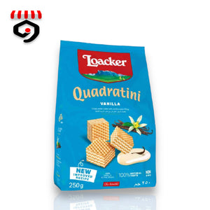 Loacker Quadratini Vanilla Wafer Cookies 250g