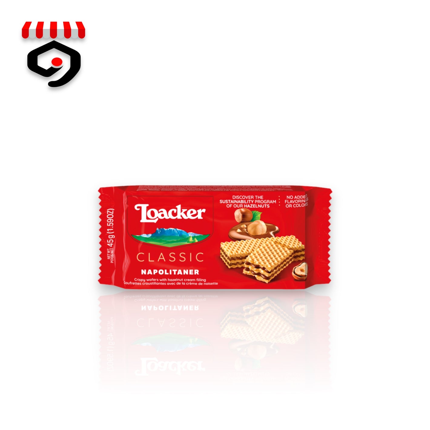 Loacker Classic Napolitaner Wafer Cookies 45g