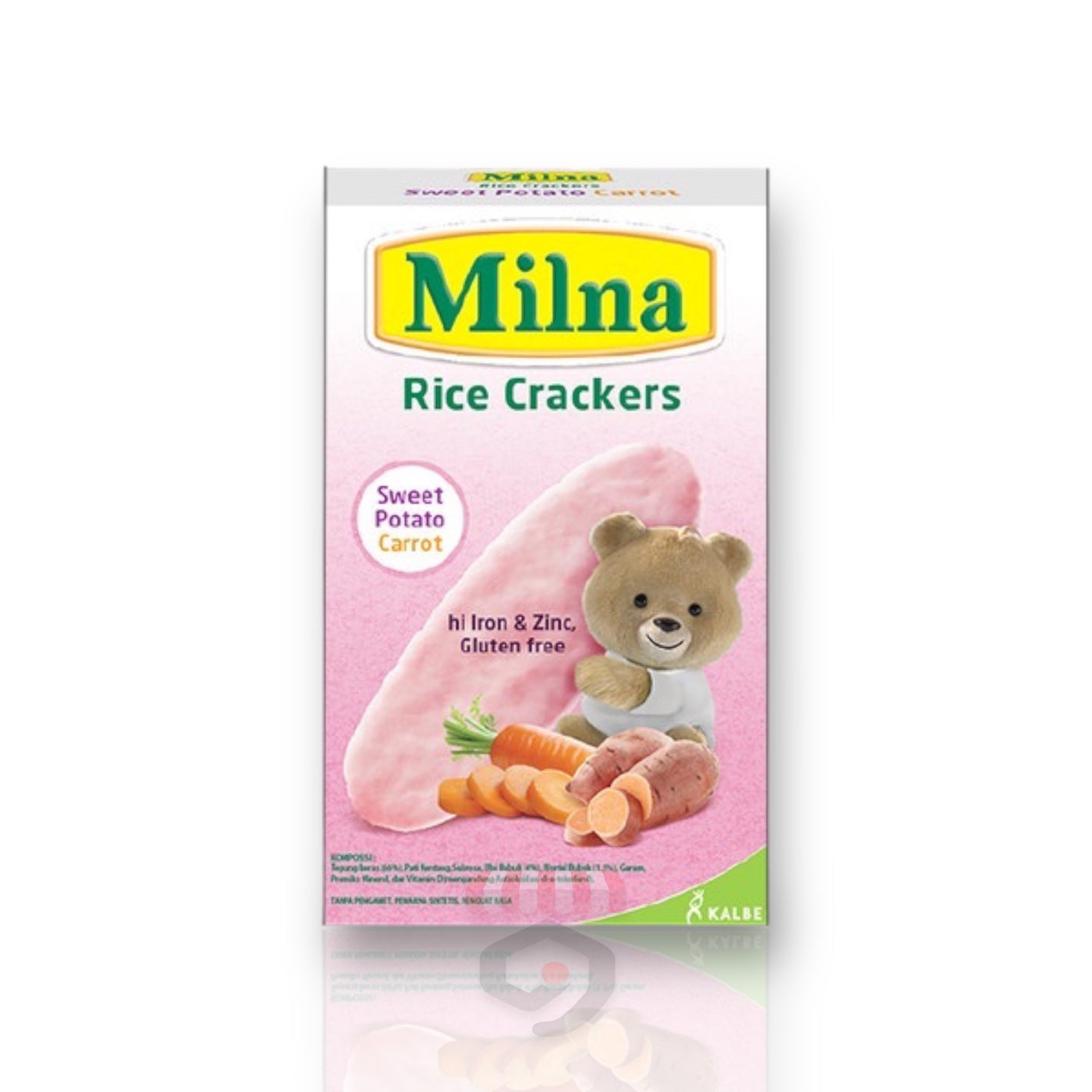 Milna Rice Crackers Sweet Potato Carrot 20g