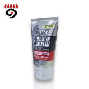 Gatsby Oil Clear Solution Triple Perfection Face Wash 100g