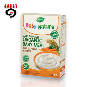 Baby Natura Organic Brown Rice Porridge  Carrot 6M+ 120g