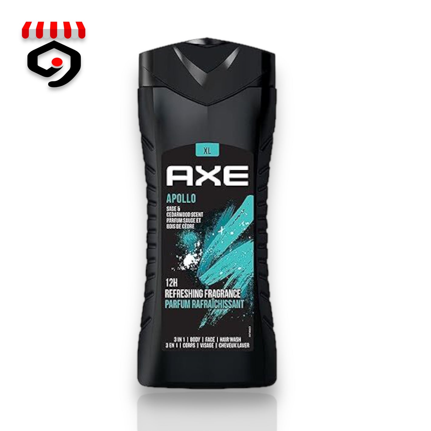 Axe Apollo Sage & Cedalwood Scent 3in1 Body Wash 400ml