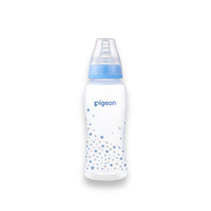 Pigeon Flexible Slim Neck PP Bottle 4M+ 250ml/Blue