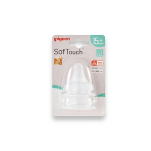 Pigeon Teat Soft Touch Wide Neck 15M+ LLL 2Pcs