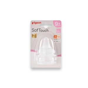 Pigeon Teat Soft Touch Wide Neck 9M+ LL 2Pcs