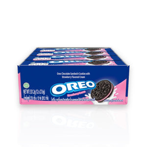 Oreo Chocolate Sandwich Cookies with Strawberry Flavored Cream 12*27.6g