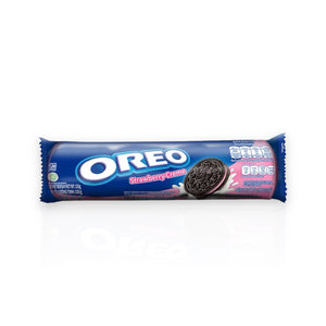 Oreo Chocolate Sandwich Cookies with Strawberry Flavored Cream 119.6g