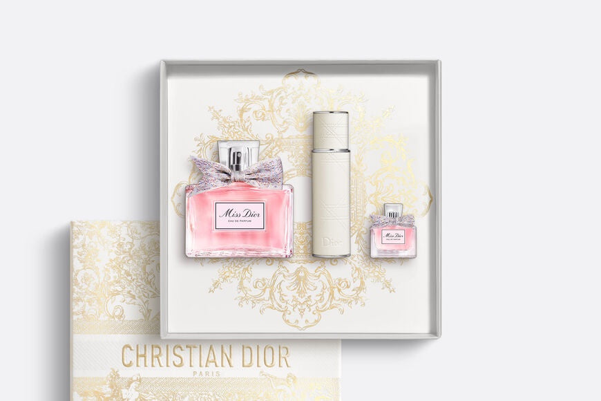 GIFT SET MISS DIOR BLOOMING BOUQUET EAU DE TOILETTE 100ML +10ML  +5ML